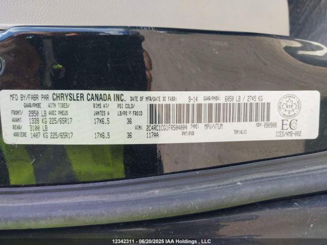 2C4RC1CG1FR504004 Chrysler Town and Country