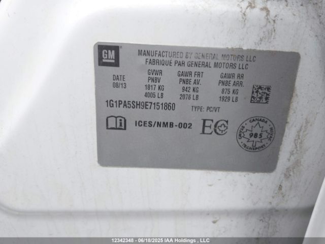 1G1PA5SH9E7151860 Chevrolet luw