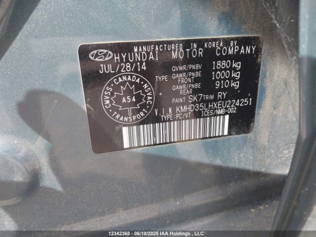 KMHD35LHXEU224251 Hyundai dohc gdi nu