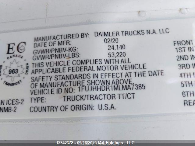 Freightliner Detroit Diesel Dd15 2021 1FUJHHDR1MLMA7385 Image 10