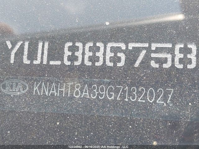 KNAHT8A39G7132027 KIA Rondo Lx/lx Value
