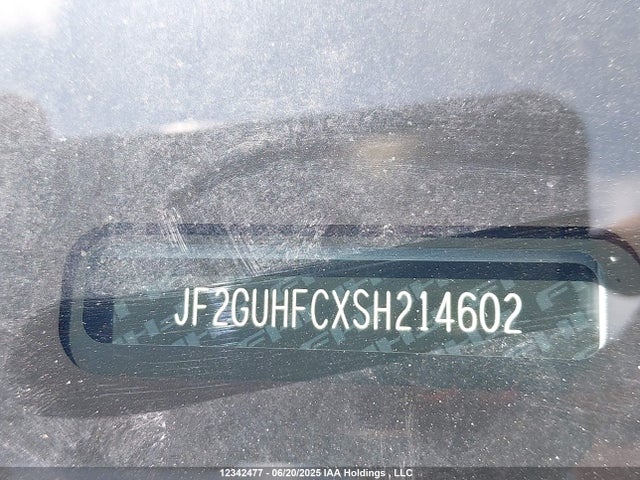 JF2GUHFCXSH214602 Subaru na