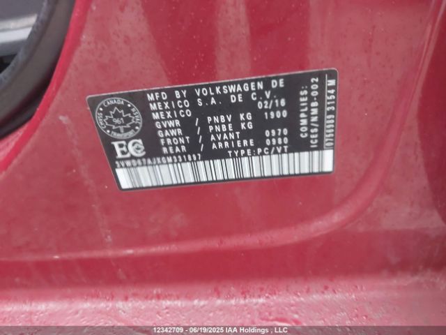 3VWD67AJXGM331897 Volkswagen Jetta