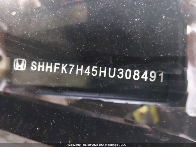 SHHFK7H45HU308491 Honda l15ba
