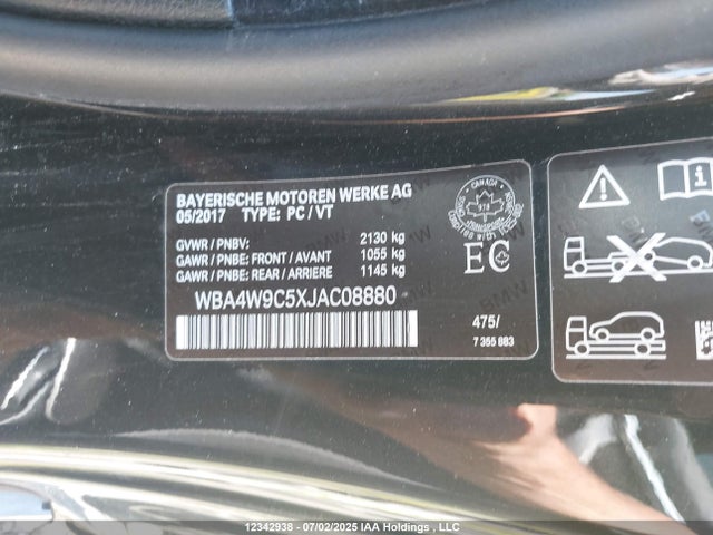 BMW 440I 2018 WBA4W9C5XJAC08880 Image 9