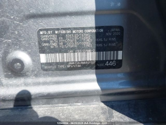 JA4AJUAU6MU601027 Mitsubishi mivec