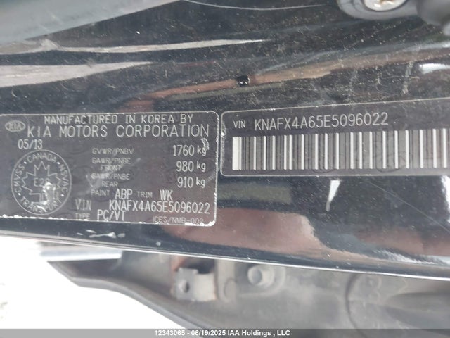 KNAFX4A65E5096022 KIA Forte