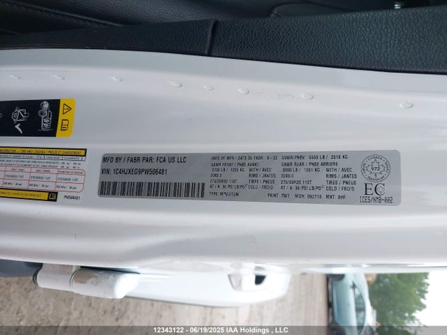 1C4HJXEG9PW506481 Jeep Wrangler