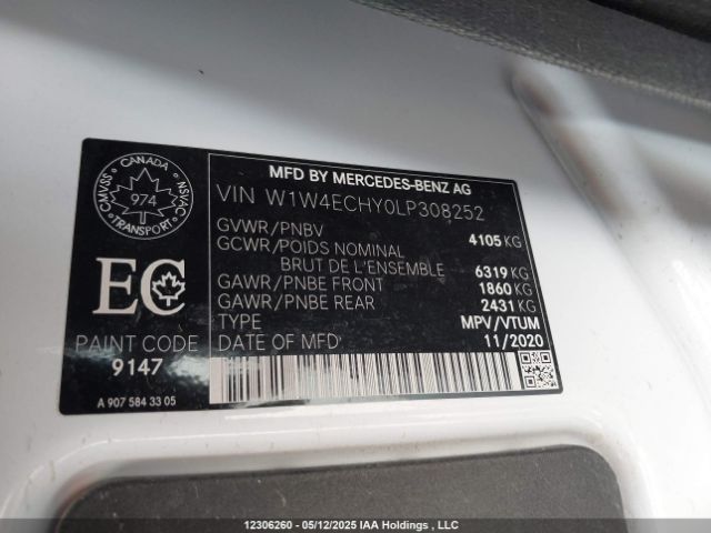 W1W4ECHY0LP308252 Mercedes-Benz om642