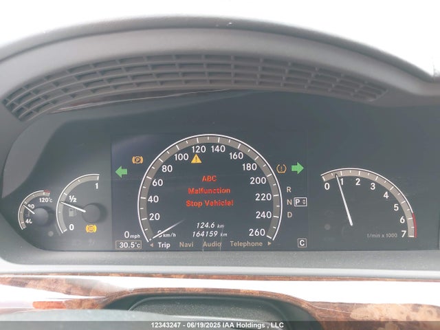 Продаж на аукціоні авто 2007 Mercedes-benz S 600 600, vin: WDDNG76X37A061092, номер лоту: 12343247