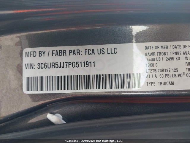 3C6UR5JJ7PG511911 RAM 2023