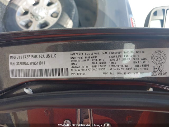 3C6UR5JJ7PG511911 RAM 2023