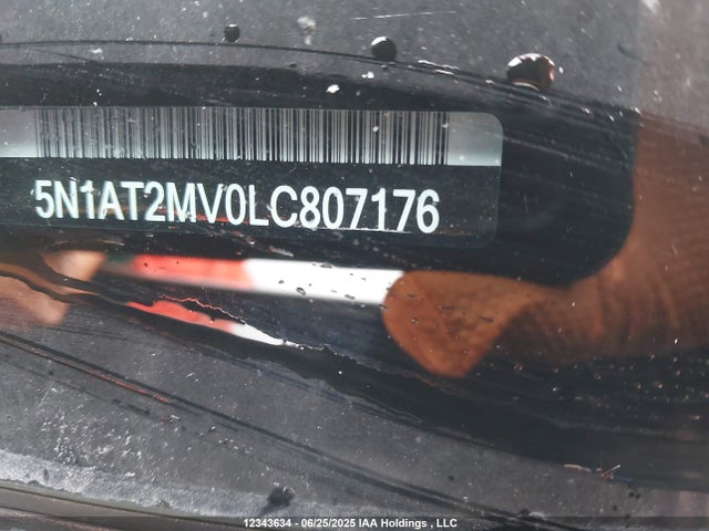 5N1AT2MV0LC807176 Nissan Rogue S/sl/sv