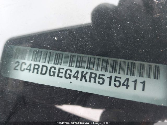 2C4RDGEG4KR515411 Dodge 2019