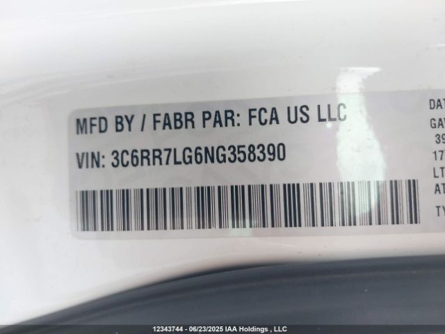 3C6RR7LG6NG358390 RAM 2022