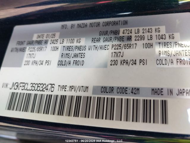 JM3KFBCL3S0632476 Mazda py
