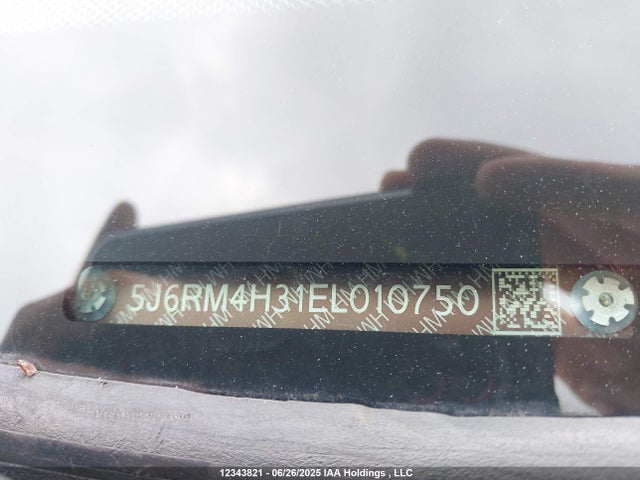 5J6RM4H31EL010750 Honda k24z7