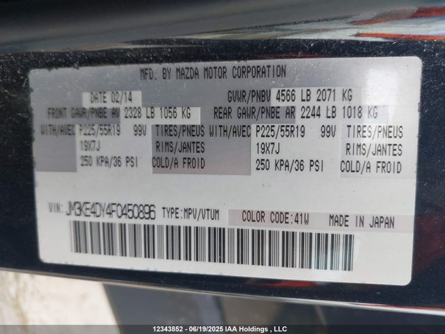 Mazda py 2015 JM3KE4DY4F0450896 Image 18