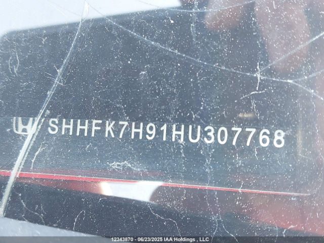 SHHFK7H91HU307768 Honda l15ba