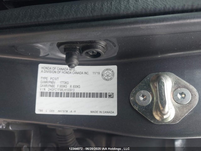 2HGFC1F98LH100913 Honda l15b7