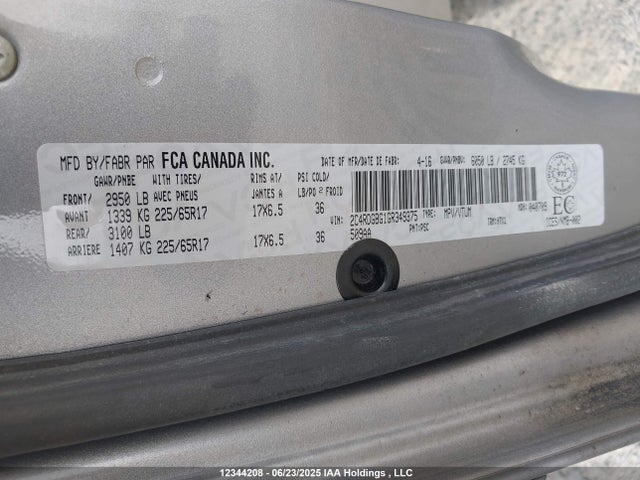 Dodge Grand Caravan 2016 2C4RDGBG1GR349375 Image 9