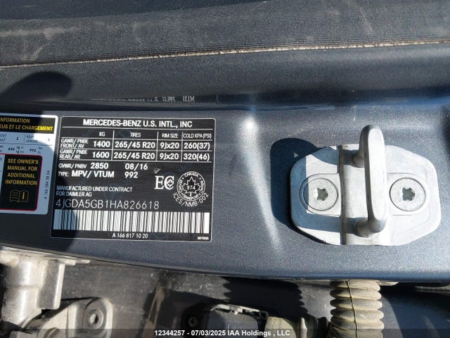 4JGDA5GB1HA826618 Mercedes-Benz m276