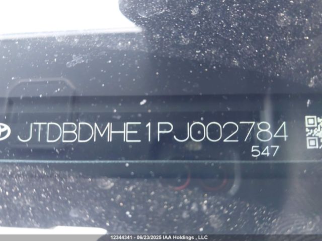 JTDBDMHE1PJ002784 Toyota 2zr-fxe, 1vm+1wm