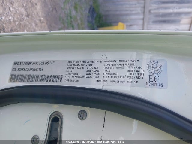 RAM 2023 2023 3C6RR7LT8PG621169 Image 18