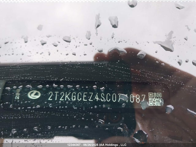 2T2KGCEZ4SC071087 Lexus t24a-fts