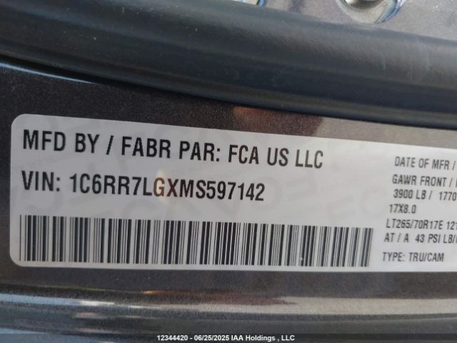 1C6RR7LGXMS597142 RAM 1500