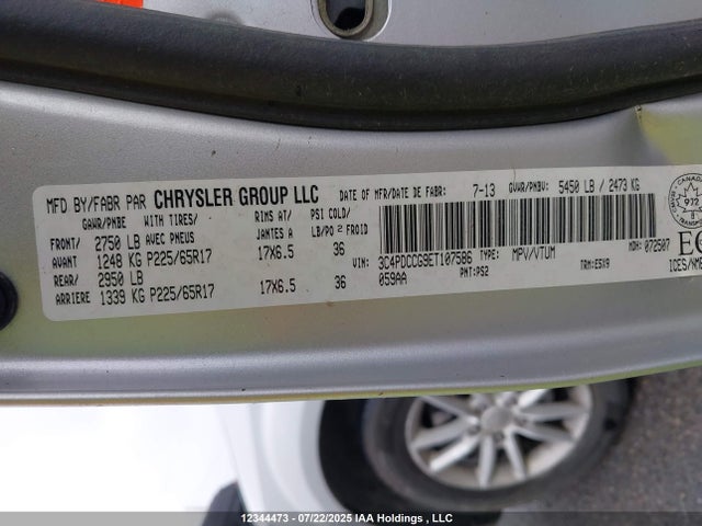 3C4PDCCG9ET107586 Dodge Journey