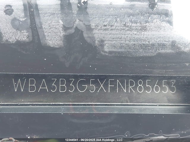 WBA3B3G5XFNR85653 BMW 2015