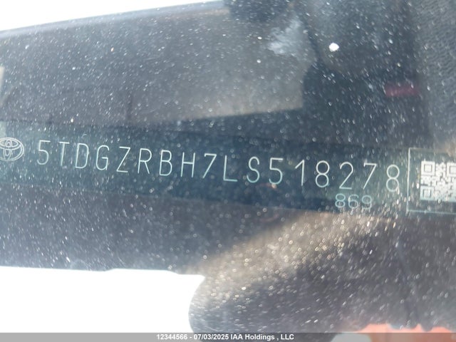5TDGZRBH7LS518278 Toyota 2gr-fks