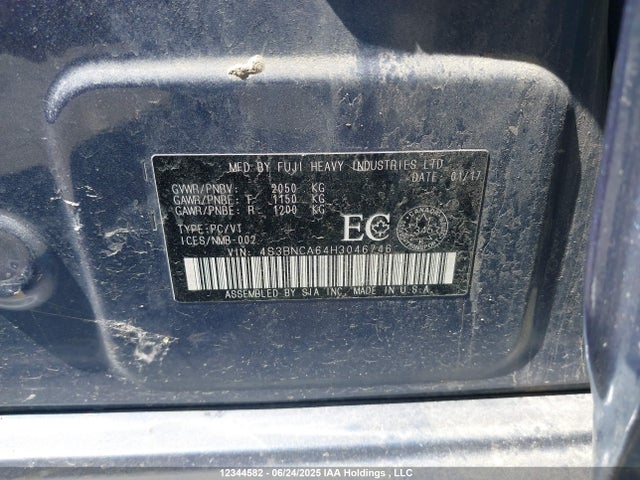 4S3BNCA64H3046746 Subaru c0