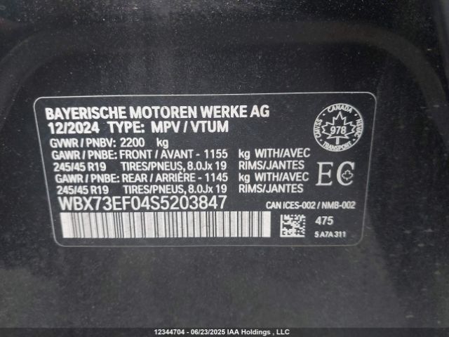WBX73EF04S5203847 BMW X1