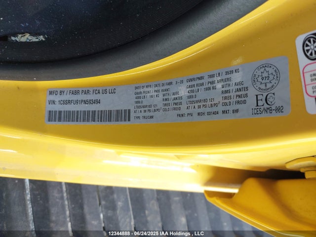 RAM 1500 2023 1C6SRFU91PN593494 Image 9