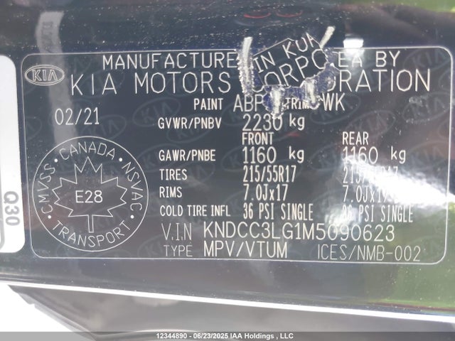 KNDCC3LG1M5090623 KIA Niro