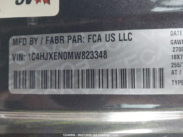 1C4HJXEN0MW823348 Jeep Wrangler