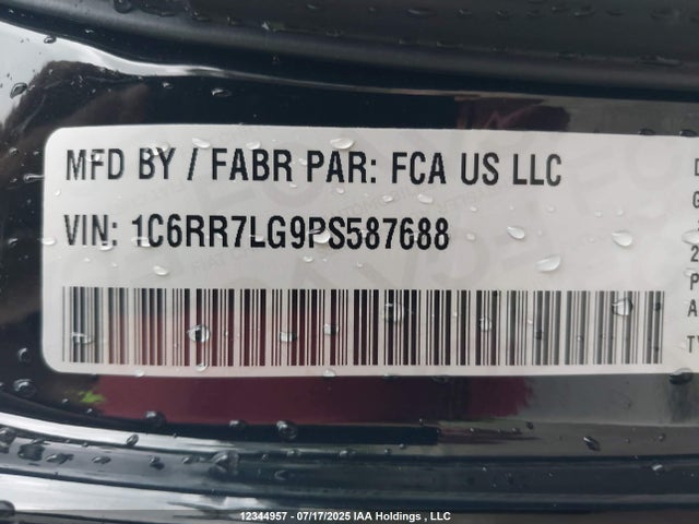1C6RR7LG9PS587688 RAM 2023