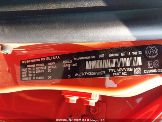 ZFBCFXCB0HP582978 Fiat 500X