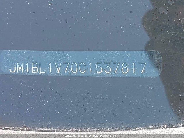 Aukcja sprzedaży 2012 Mazda Mazda3 Gs-sky, vin: JM1BL1V70C1537817, numer aukcji: 12345236
