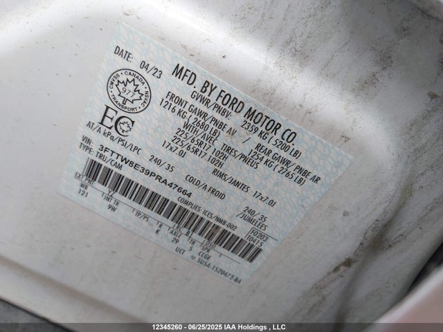 Ford Maverick 2023 3FTTW8E39PRA47664 Image 9