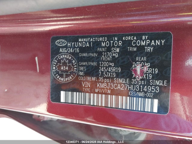 KM8J3CA27HU314953 Hyundai t-gdi gamma