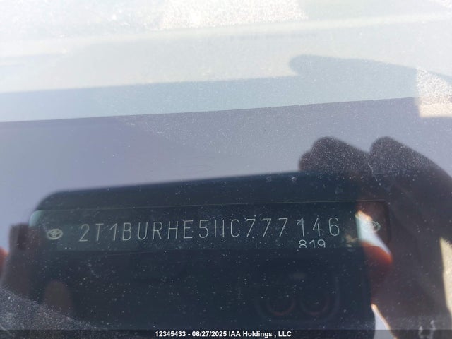 2T1BURHE5HC777146 Toyota 2zr-fe