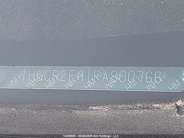 Honda 2015 2015 1HGCR2F91FA800766 Image 9