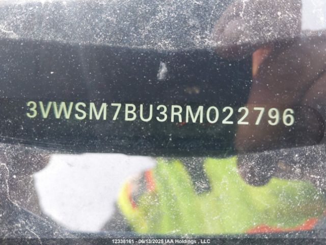 3VWSM7BU3RM022796 Volkswagen tsi
