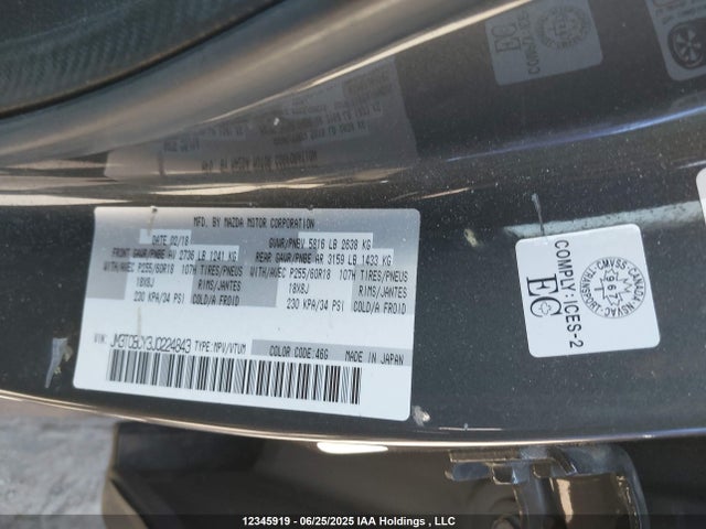 JM3TCBCY3J0224843 Mazda py turbo