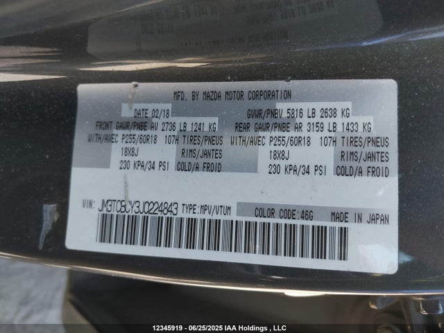 JM3TCBCY3J0224843 Mazda py turbo