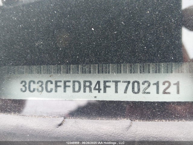 3C3CFFDR4FT702121 Fiat 2015