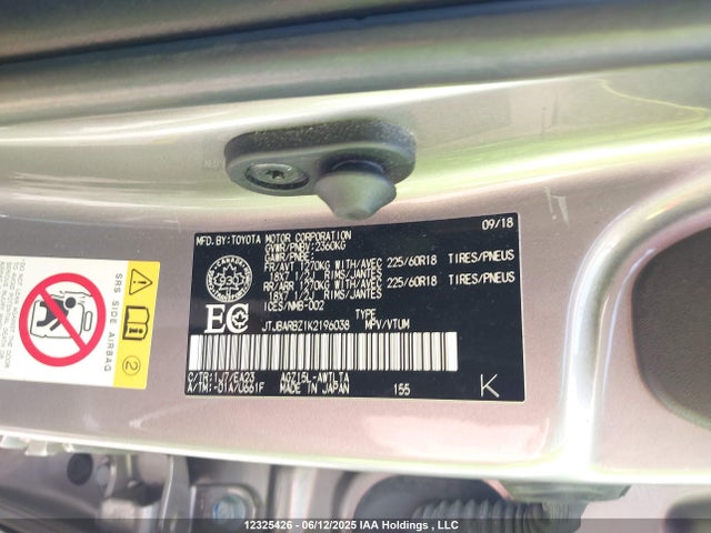 JTJBARBZ1K2196038 Lexus 8ar-fts